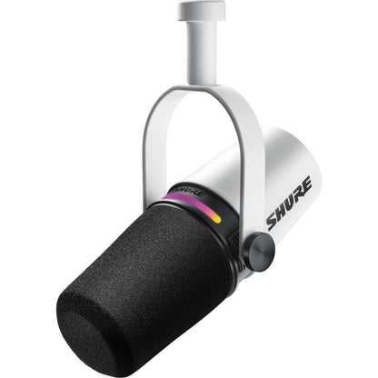 Shure MV7+ Podcast XLR/USB Microphone - White