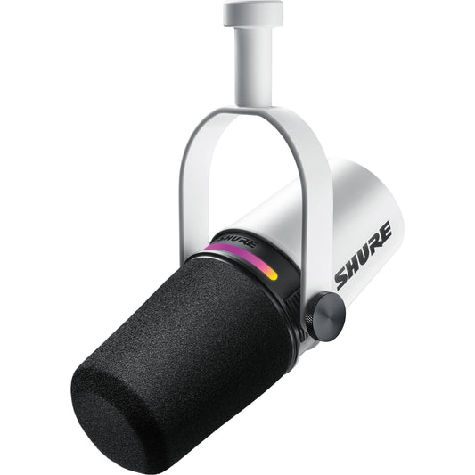 Shure MV7+ Podcast XLR/USB Microphone - White