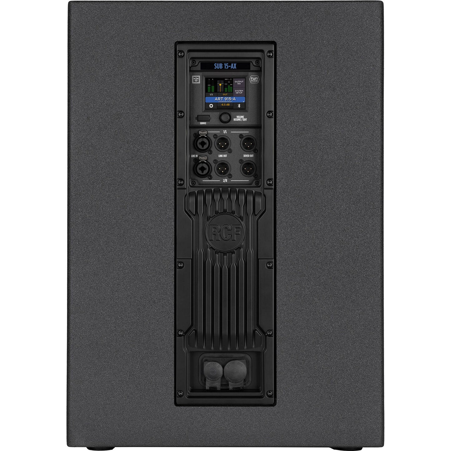 RCF SUB 15-AX Professional 2200W Powered 15" Subwoofer - Black