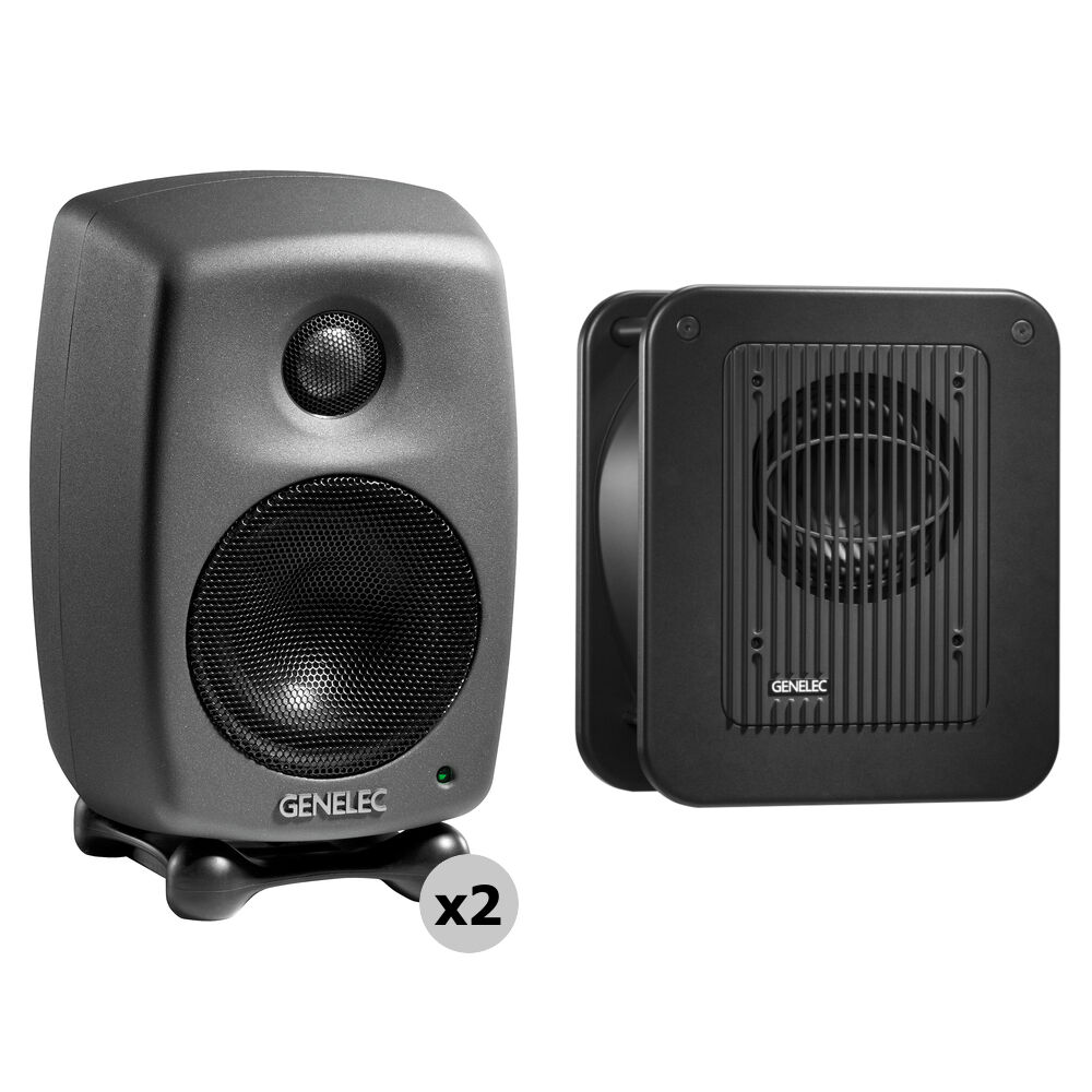 Genelec STEREOPAK 8010 Bi-Amplified Active Monitor w/ 7040 Subwoofer System