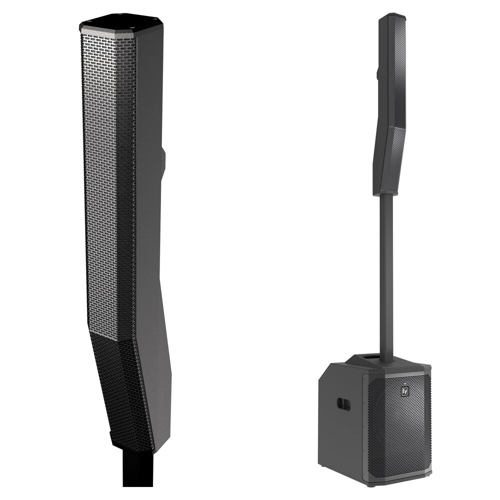 Electro-Voice EVOLVE 50M Portable 1000W Subwoofer and Column Speaker Kit - Black