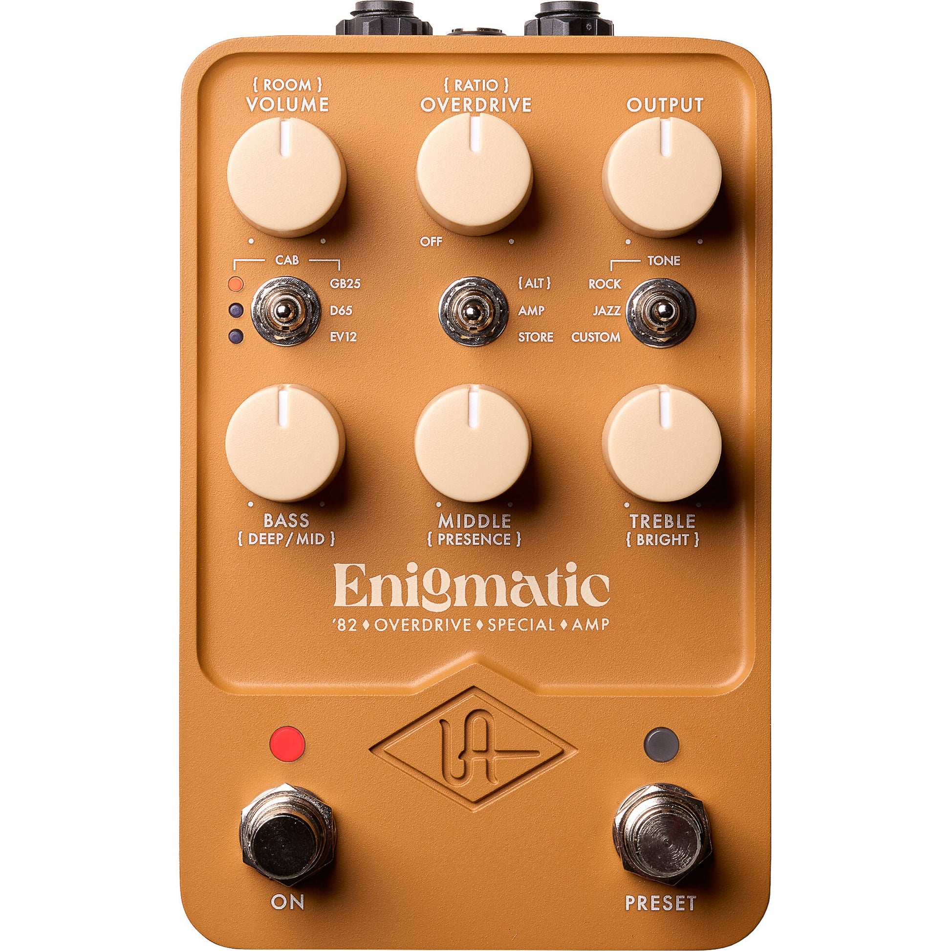 universal audio amp pedals Universal Audio Enigmatic '82 Overdrive Special Amp Pedal
