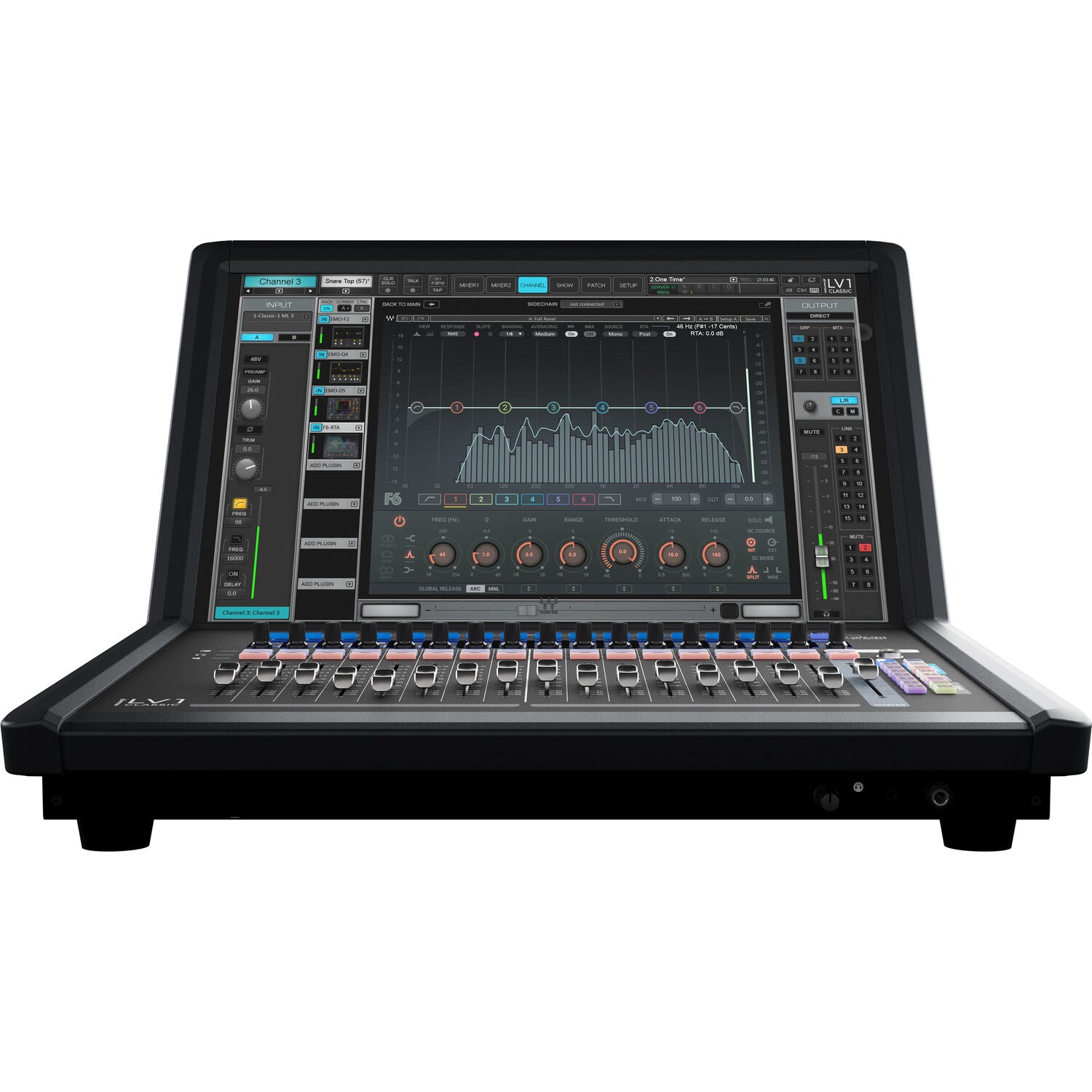 Emption Console Waves eMotion LV1 Classic Live 64ch Mixing Console – Alto Music