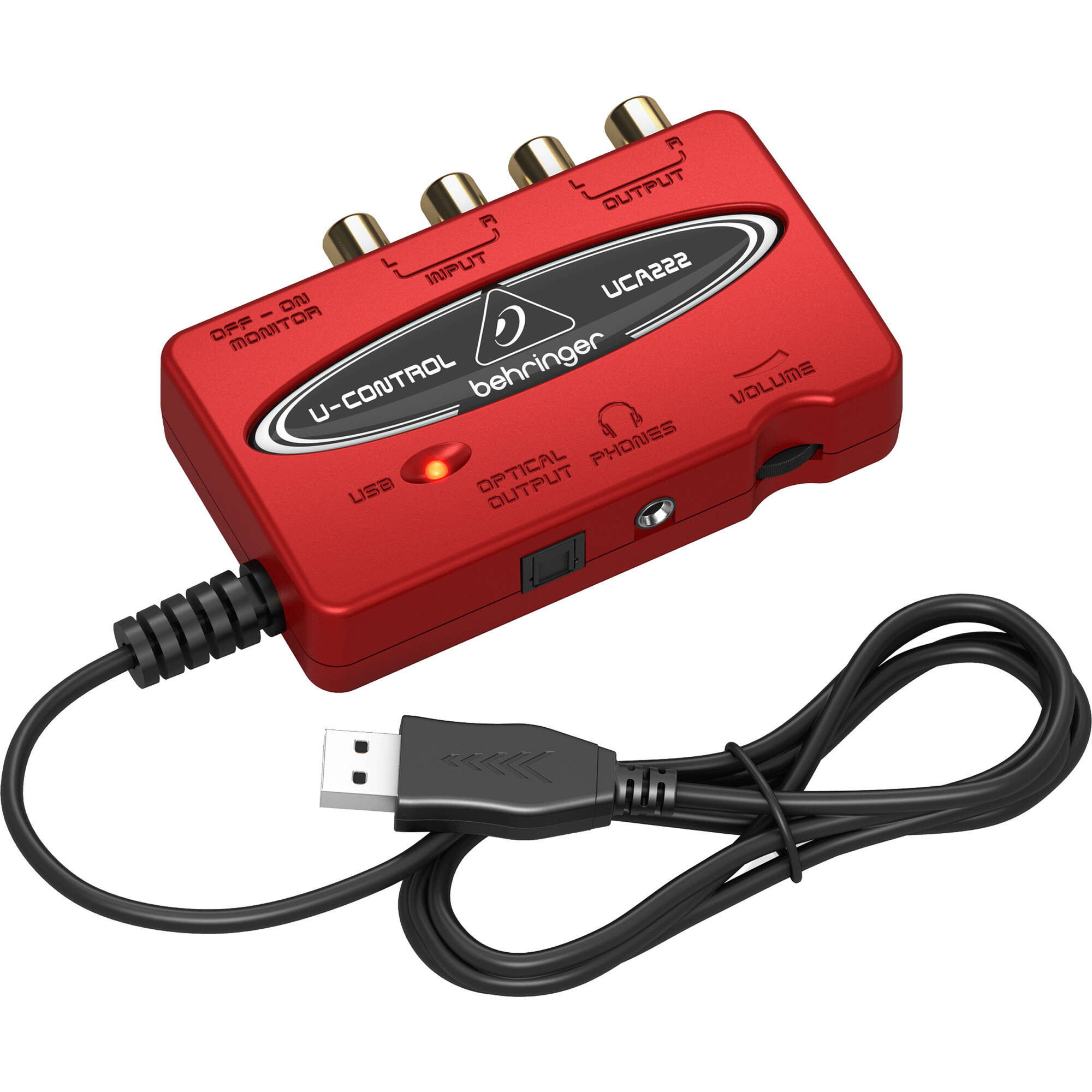 楽器 Behringer UMX610/UCA222 Behringer U-CONTROL UCA222 USB Audio Interface | Guitar Center