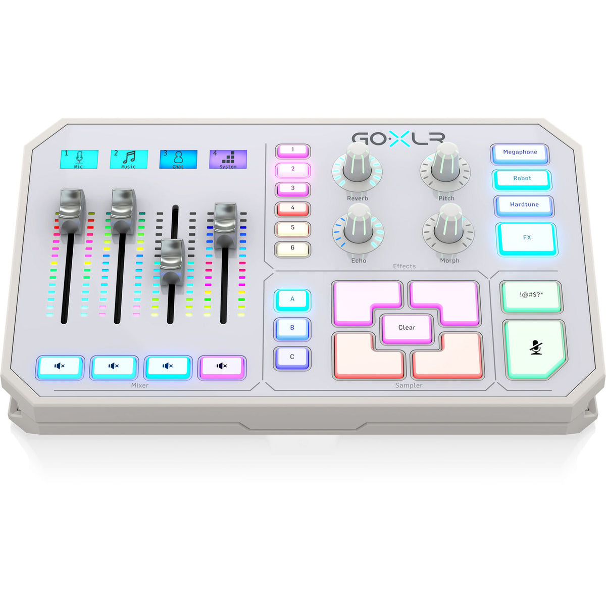 TC-Helicon GoXLR 4-channel USB Streaming Mixer with Voice FX and Sampl ...