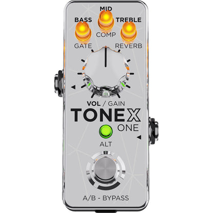 IK Multimedia TONEX ONE AI Modeling Multi-FX Pedal - Joe Satriani L.E. Silver