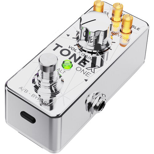 IK Multimedia TONEX ONE AI Modeling Multi-FX Pedal - Joe Satriani L.E. Silver
