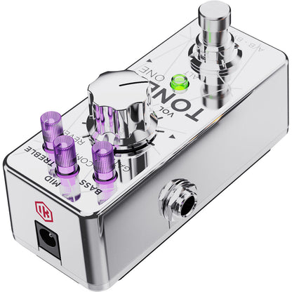 IK Multimedia TONEX ONE AI Modeling Multi-FX Pedal - Joe Satriani L.E. Silver