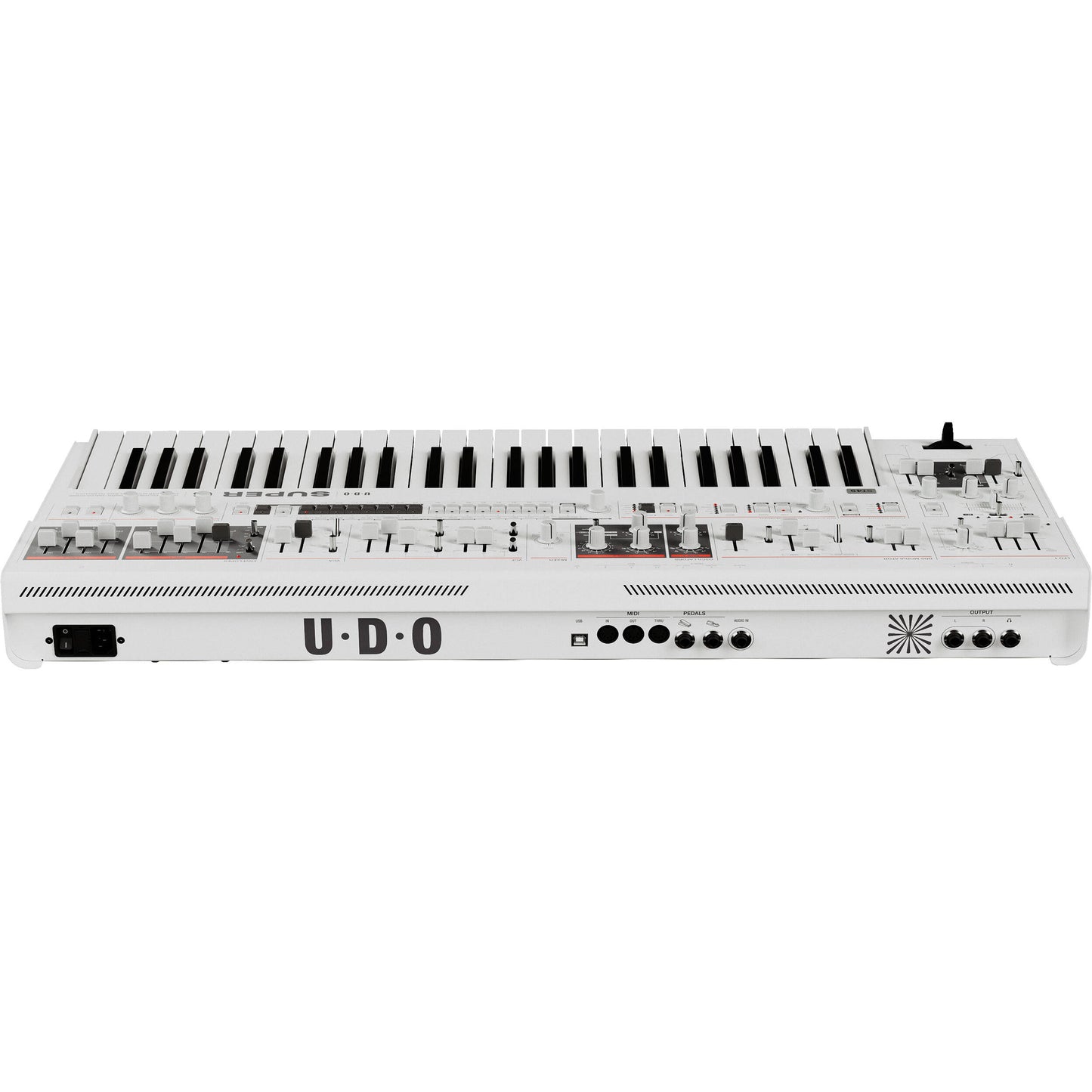 UDO Audio Super 6 ST49 Digital-Analog Hybrid Synthesizer - White
