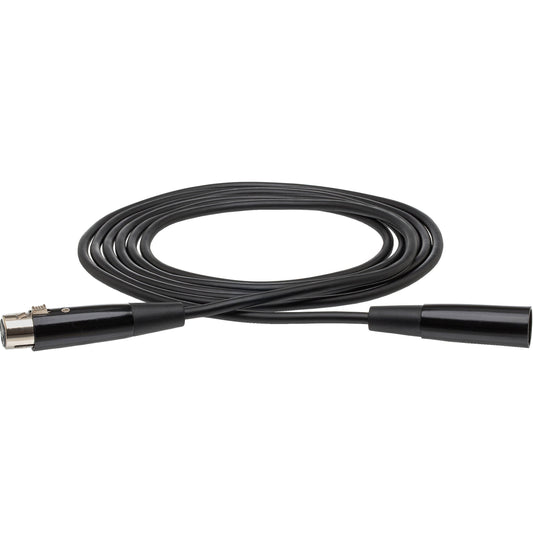Hosa Technology 3-Pin XLR Male to 3-Pin XLR Female Balanced Cable - Black, 25'