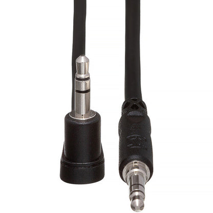 Hosa CMM-103R Stereo Interconnect  3.5 mm TRS to Right-angle 3.5 mm TRS - 3’
