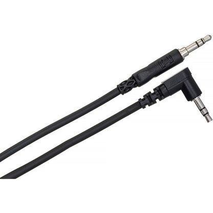Hosa CMM-103R Stereo Interconnect  3.5 mm TRS to Right-angle 3.5 mm TRS - 3’