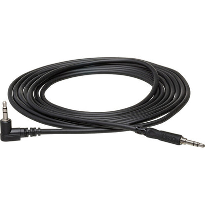 Hosa CMM-103R Stereo Interconnect  3.5 mm TRS to Right-angle 3.5 mm TRS - 3’