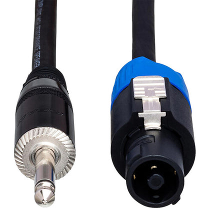 Hosa Technology SKT-400 Series Speakon to 1/4" Male Speaker Cable - 30'