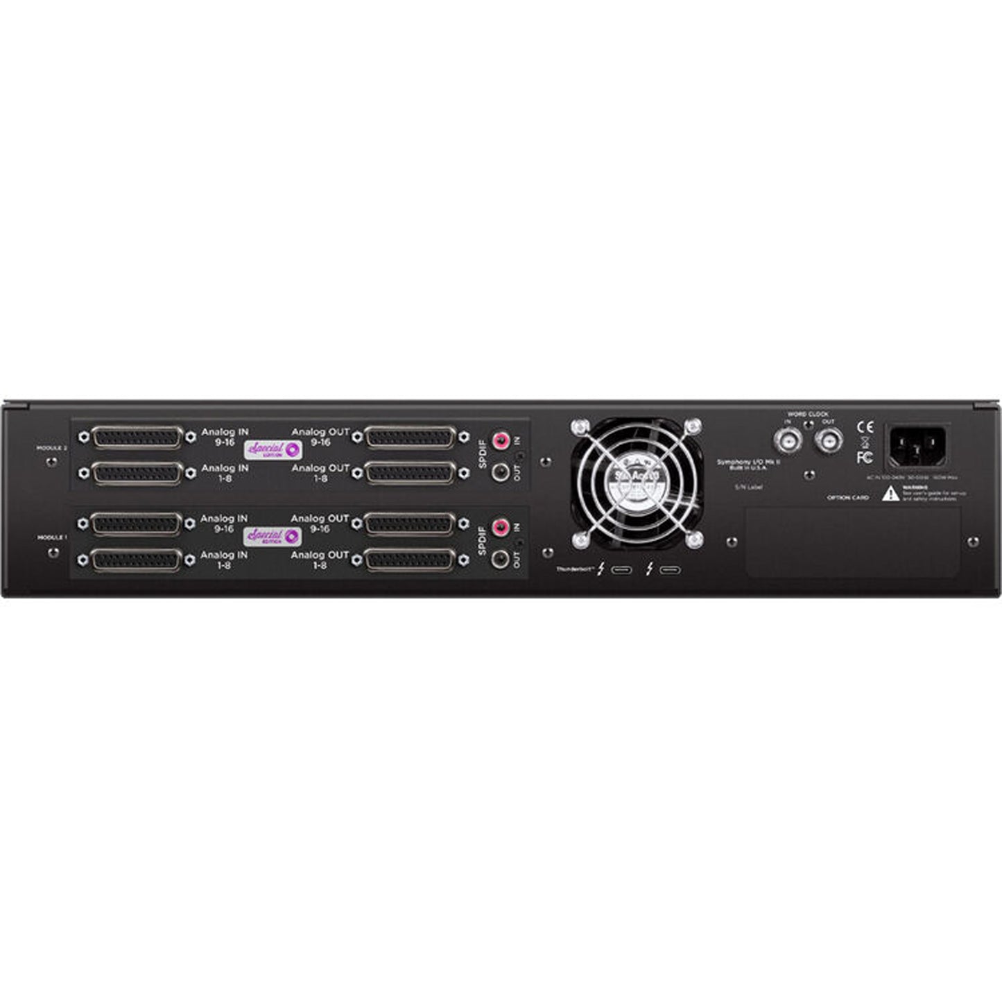 Apogee Symphony MkII Anniversary Edition Chassis with Thunderbolt 3 with 32x32SE i/o