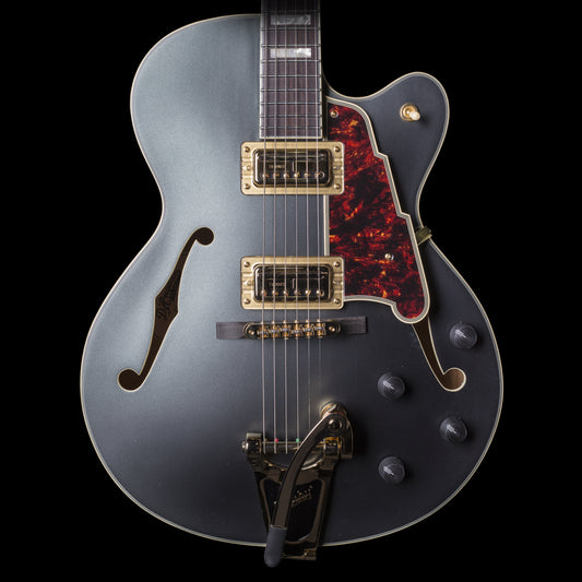 D'angelico EX-175 Deluxe Midnight Matte w/ Case (175MMNGB)