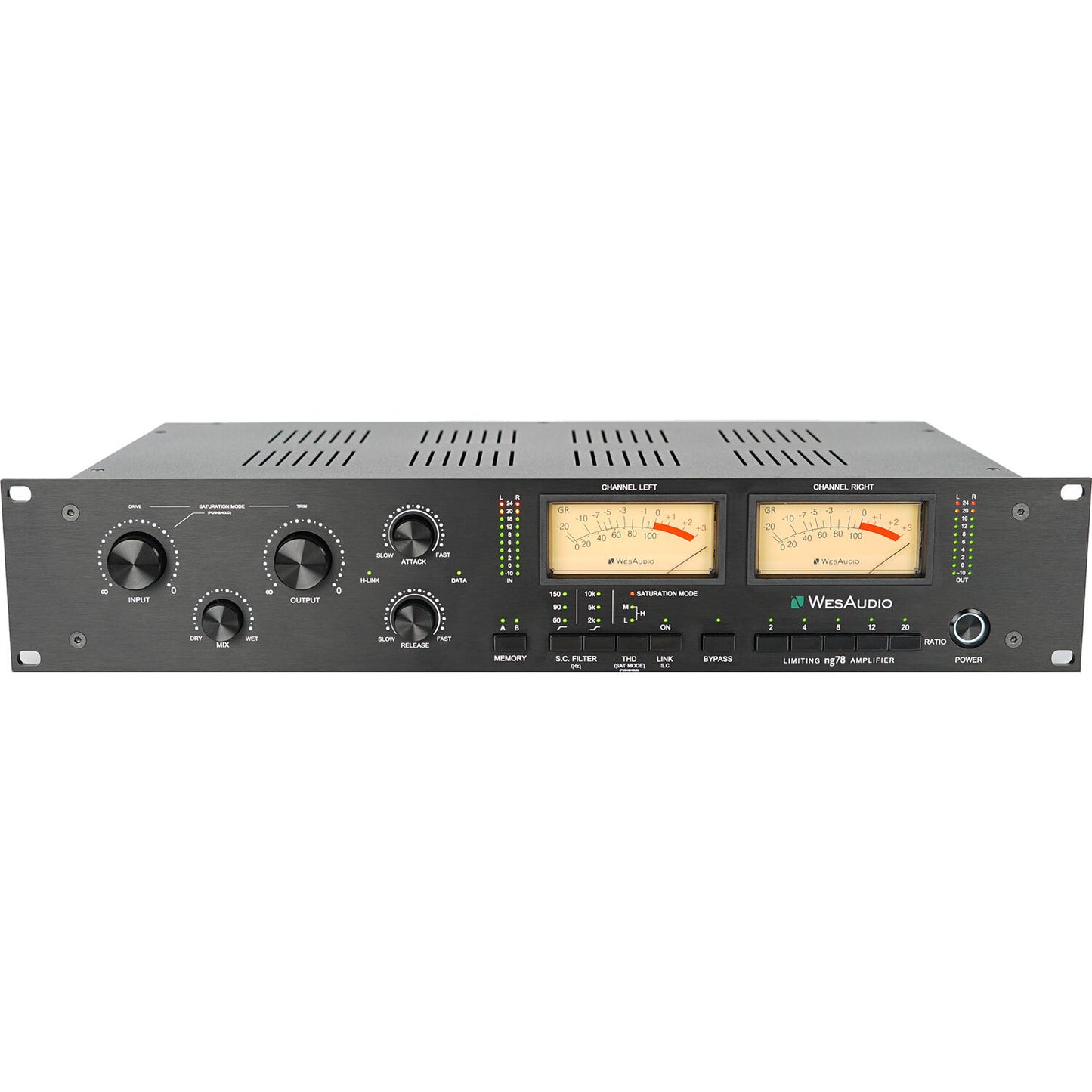 WesAudio NG78 Stereo FET Compressor with Digital Recall