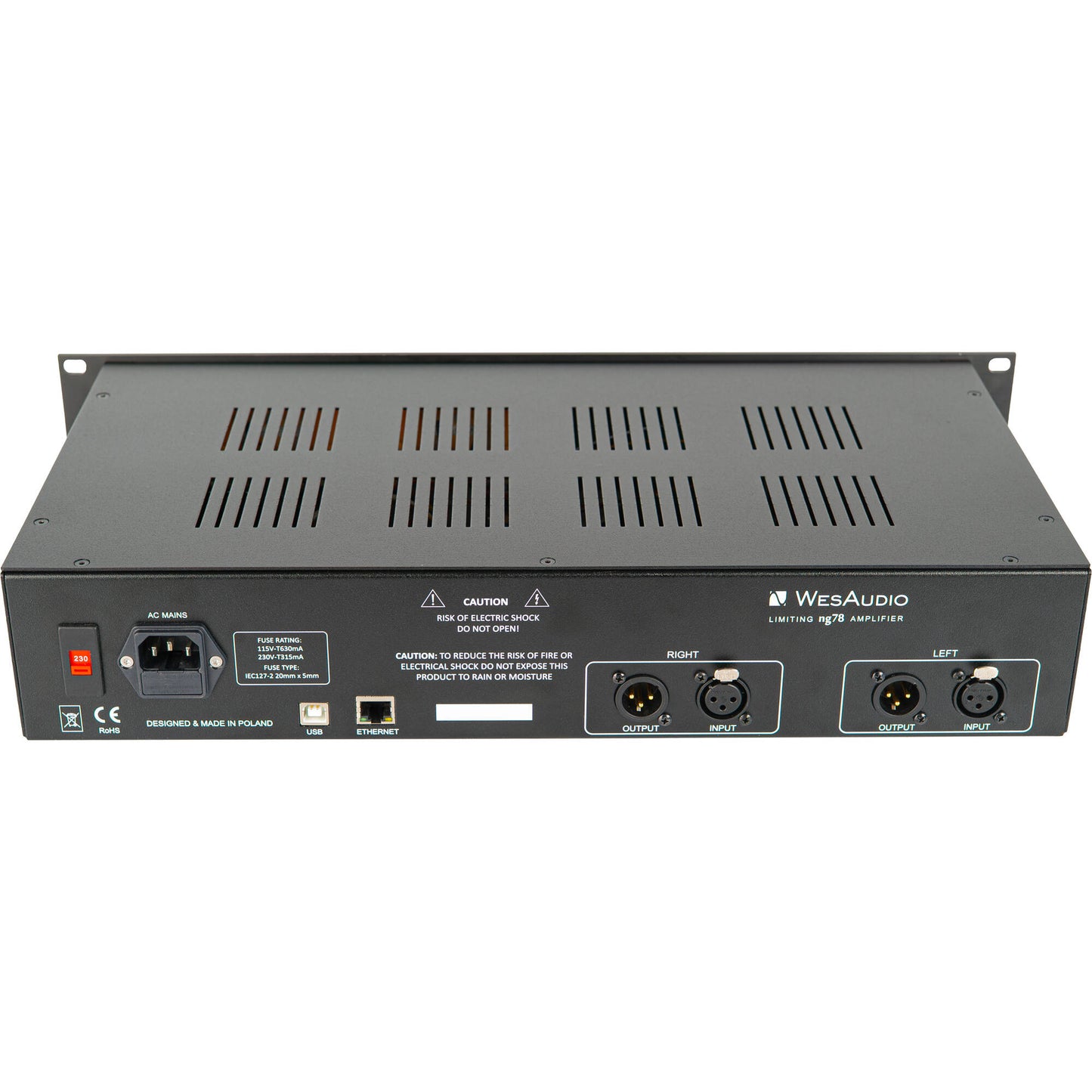 WesAudio NG78 Stereo FET Compressor with Digital Recall