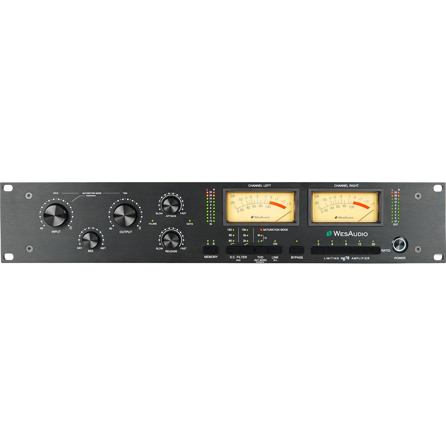 WesAudio NG78 Stereo FET Compressor with Digital Recall