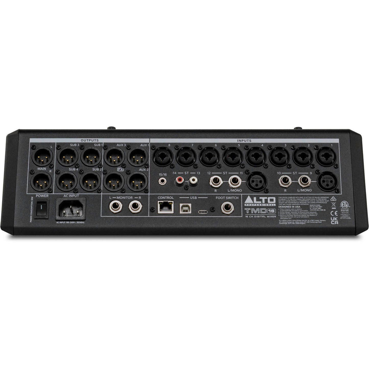 Alto Professional TMD16 Mixer