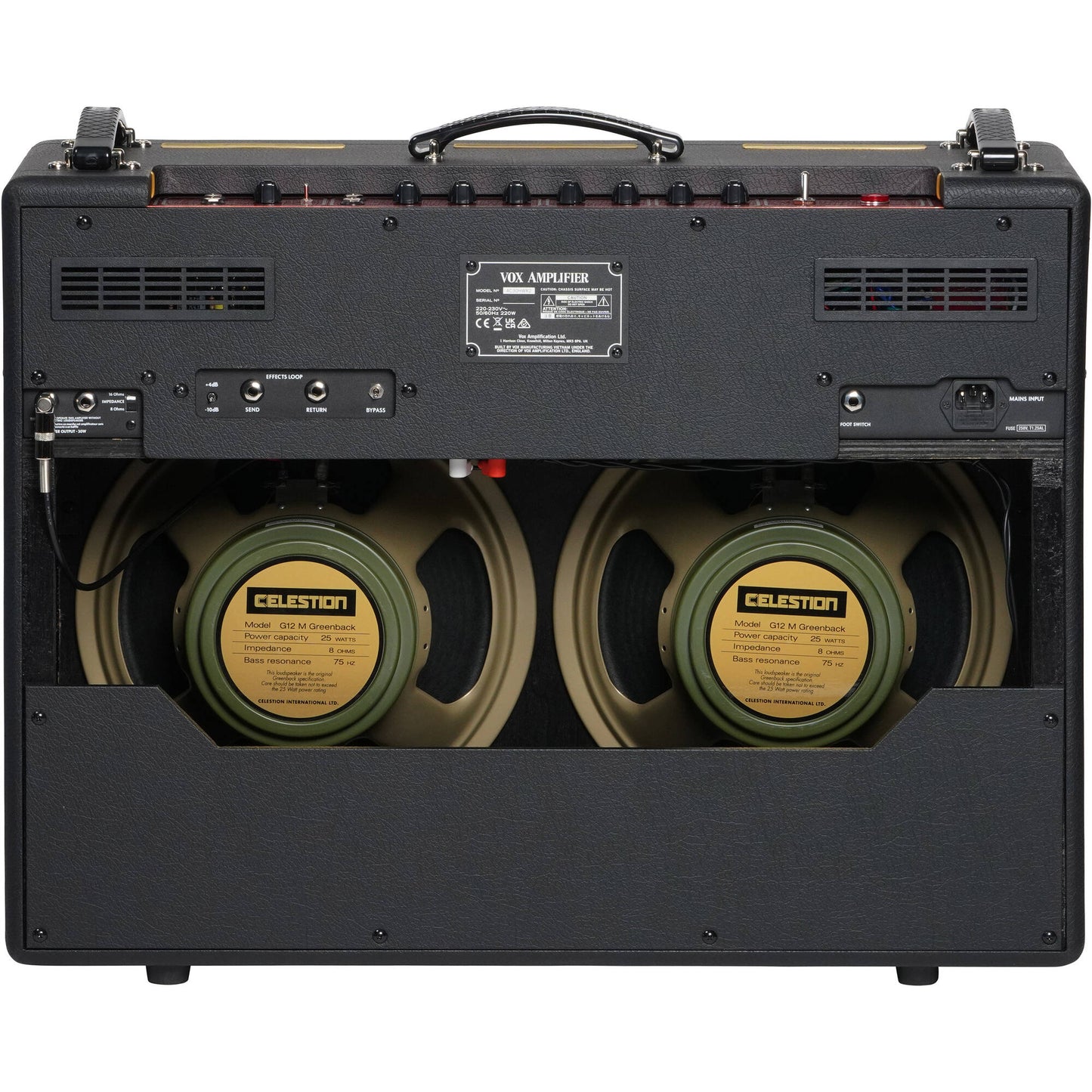 VOX AC30 Hand-Wired 2x12" 30W Tube Combo Amplifier - Greenback