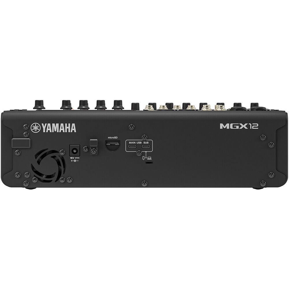 Yamaha MGX12 18-Channel Digital Mixing Console with Audio Interface - Black