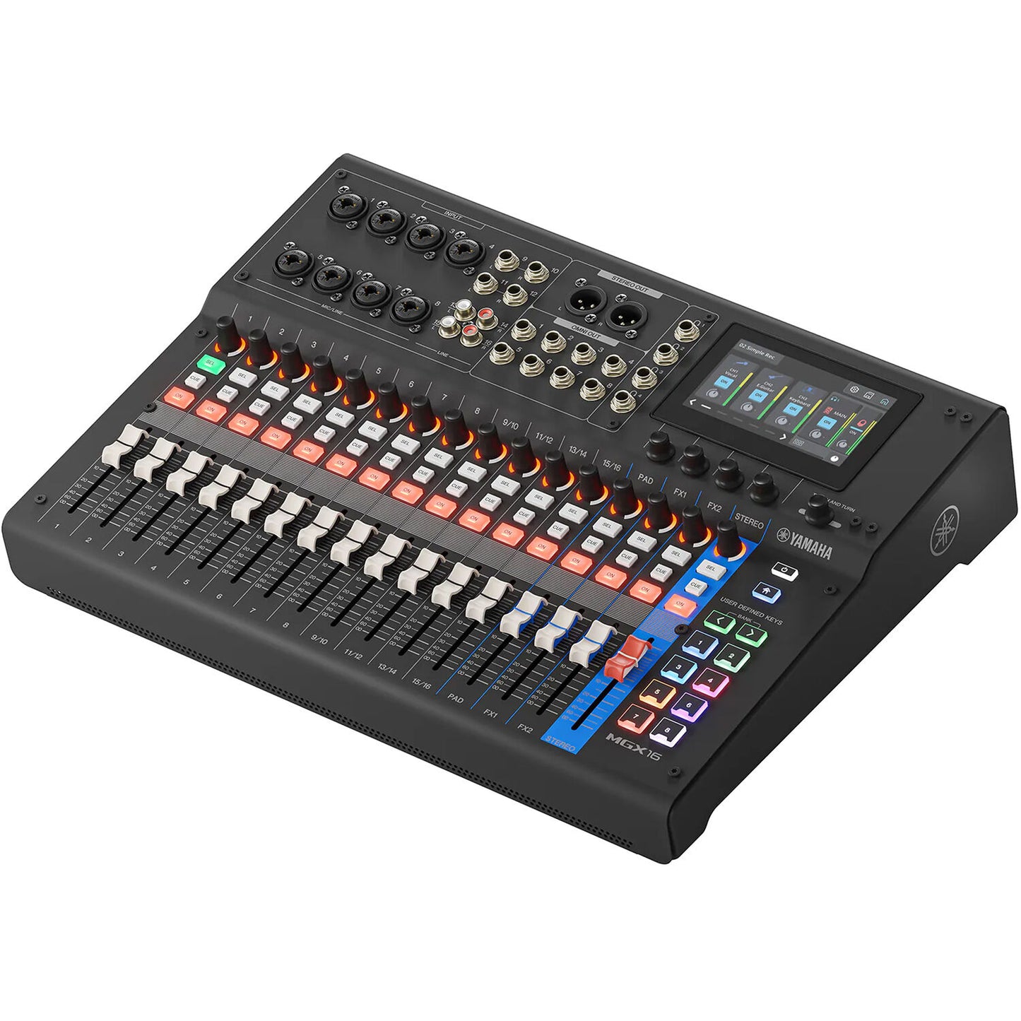 Yamaha MGX16 22-Channel Digital Mixing Console with Audio Interface - Black