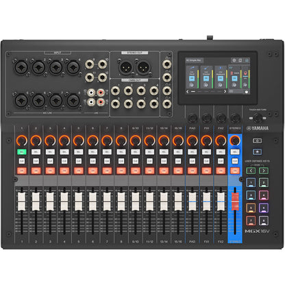 Yamaha MGX16V 22-Channel Digital Mixing Console with Video Interface - Black