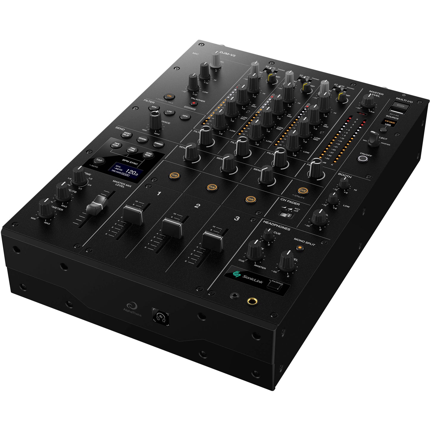 AlphaTheta DJM-V5 3-channel DJ Mixer
