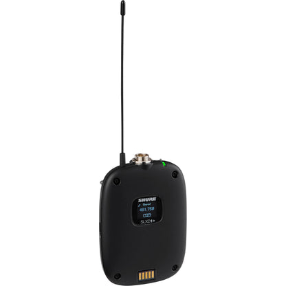 Shure SLXD1+ Digital Wireless Bodypack Transmitter - G57: 470-608 MHz
