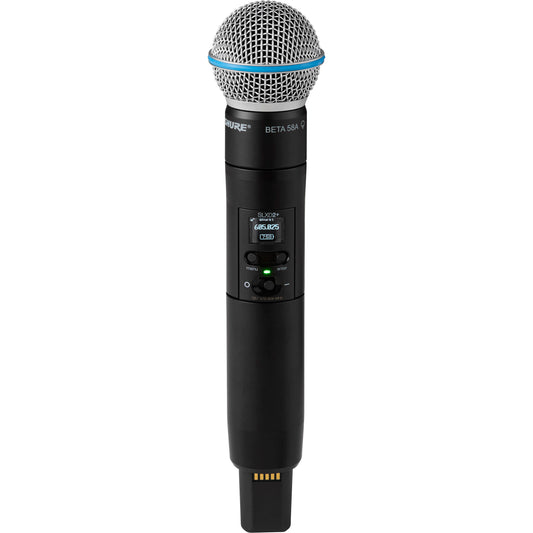 Shure SLXD2+ Wireless Handheld Transmitter with Beta58A Mic Capsule - G57 Frequency