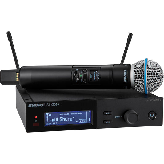 Shure SLXD24+/B58 Digital Wireless Handheld System - G57 Frequency