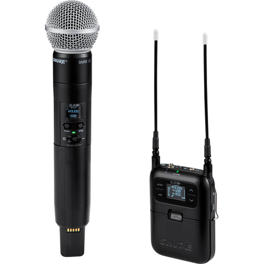 Shure SLXD25+/SM58 Digital Wireless Handheld System - G57 Frequency