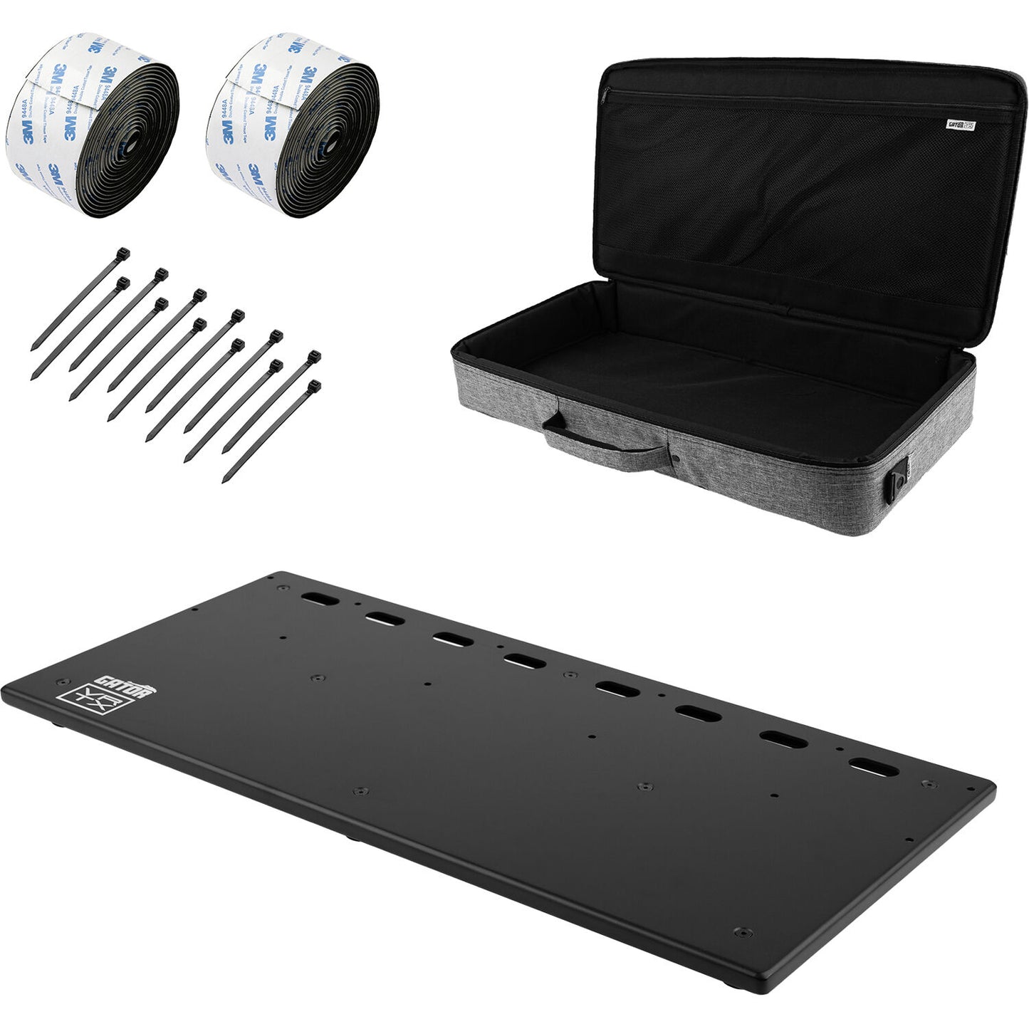 Gator GV-TC2713-GB Vertex Tour Compact Pedalboard with Bag - 27 x 13"