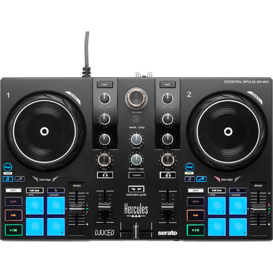 Hercules DJ Inpulse 200 Mk3 2-Channel DJ Controller