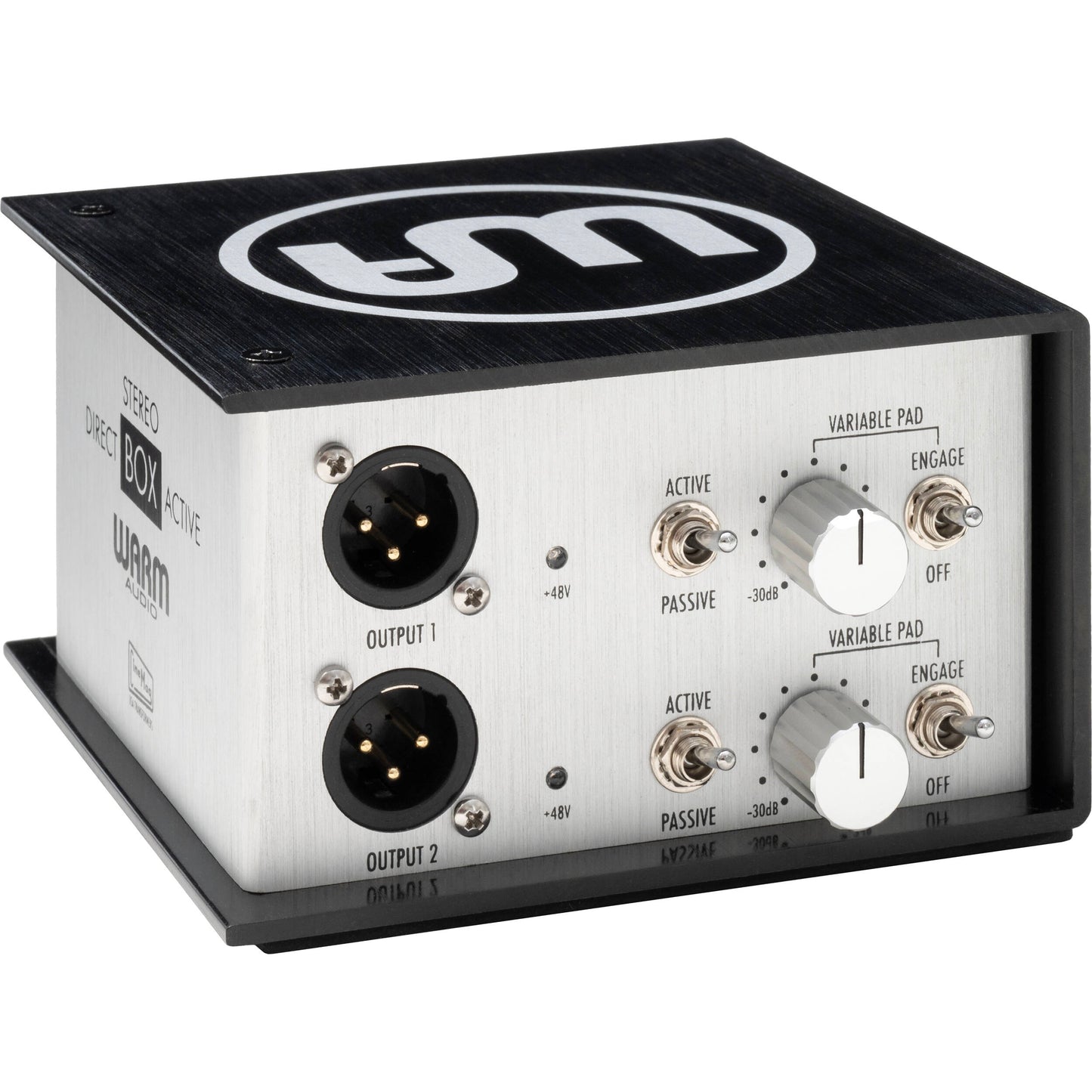 Warm Audio WA-DI-A2 Transformer-Balanced 2-Channel Active Direct Box