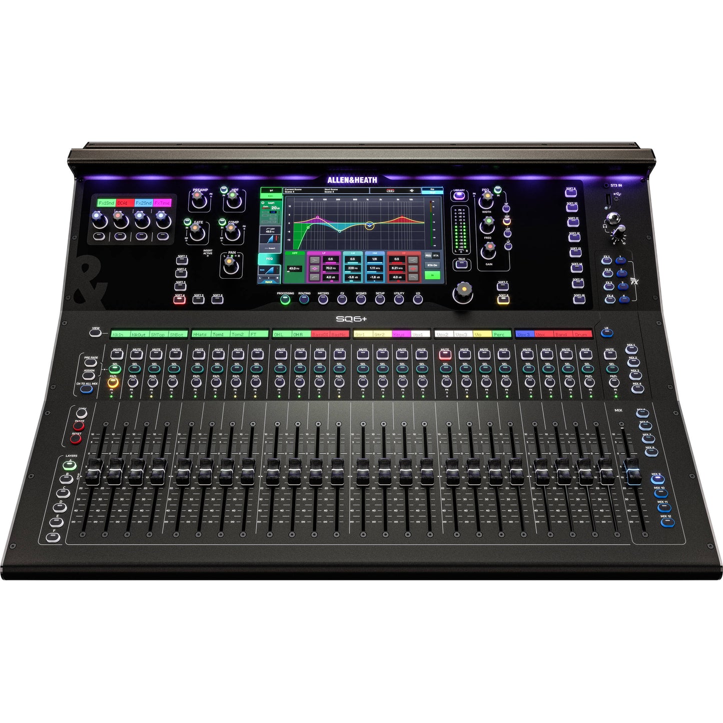 Allen & Heath SQ6+ RackUltra FX Enabled 48-channel Digital Mixer with DEEP Processing