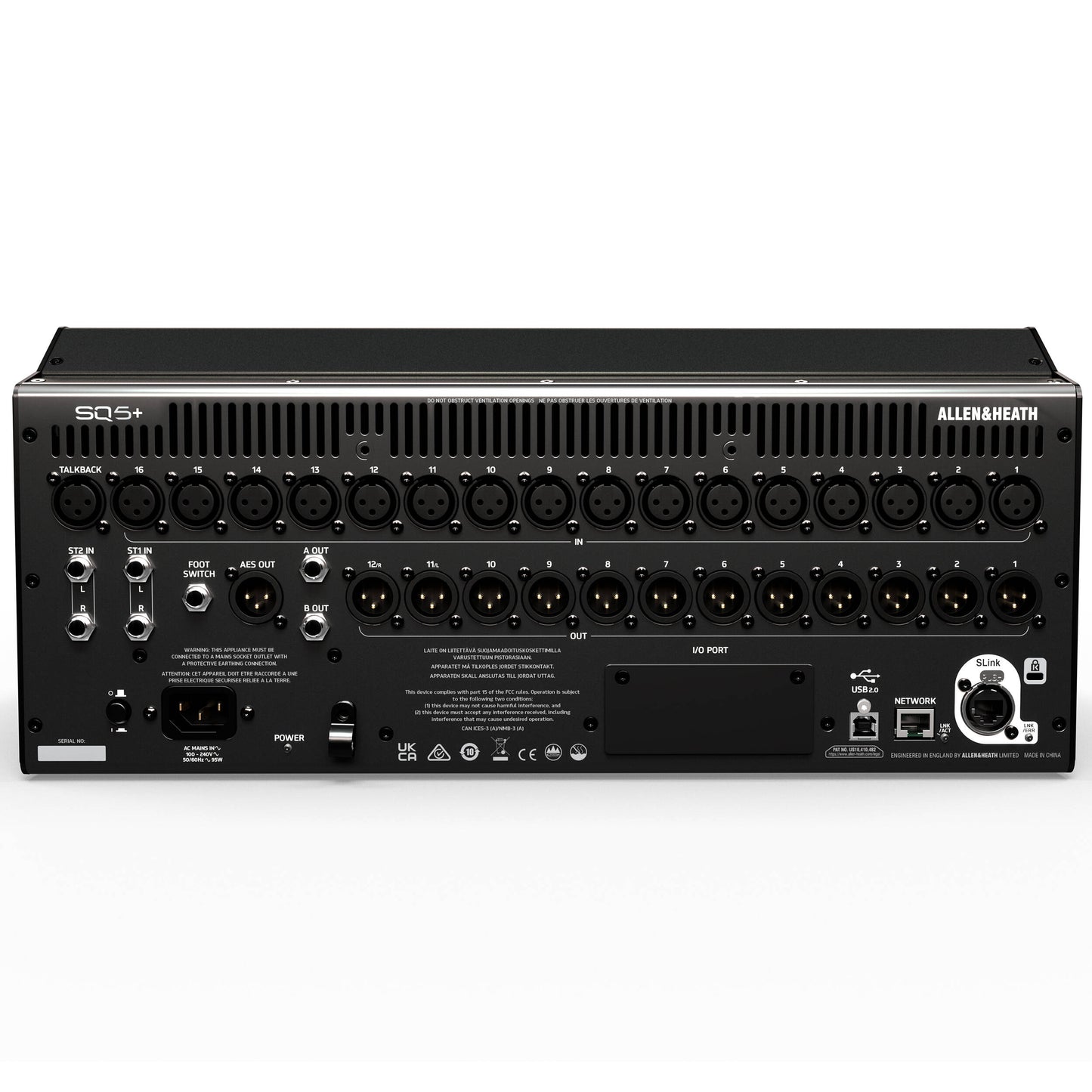 Allen & Heath RackUltra FX Enabled 48-channel Digital Mixer with DEEP Processing