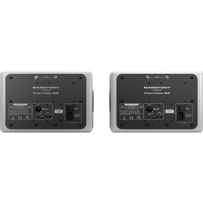 Barefoot Footprint03 3-Way 6.5" Active Studio Monitor - White, Pair