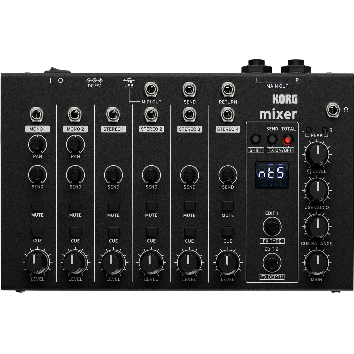 Korg NTS-4 Mixer Compact Performance Mixer Kit
