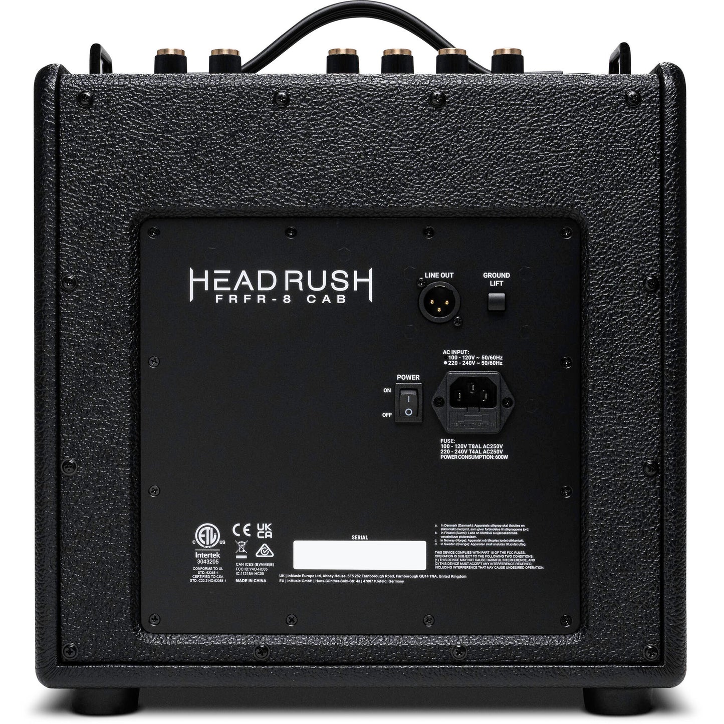 HeadRush FRFR-8 480W 8" Full-Range Flat-Response Combo Guitar Amplifier