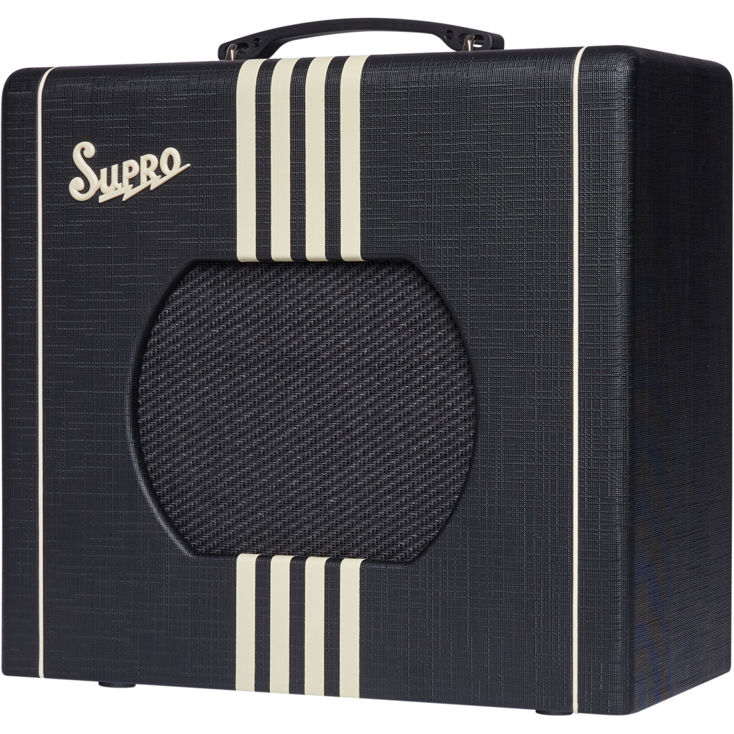 Supro Delta King 10 1820RBC 5 Watt 1x10” Combo Amplifier in Black and Cream