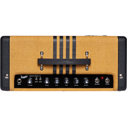 Supro 1822RBC Delta King 12 15 Watt 1x12” Combo Amplifier in Tweed and Black