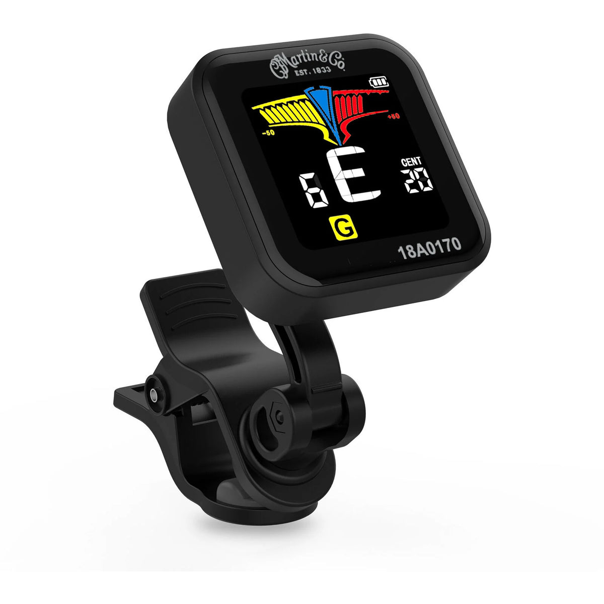 Martin Rechargeable Clip-On Tuner - Black