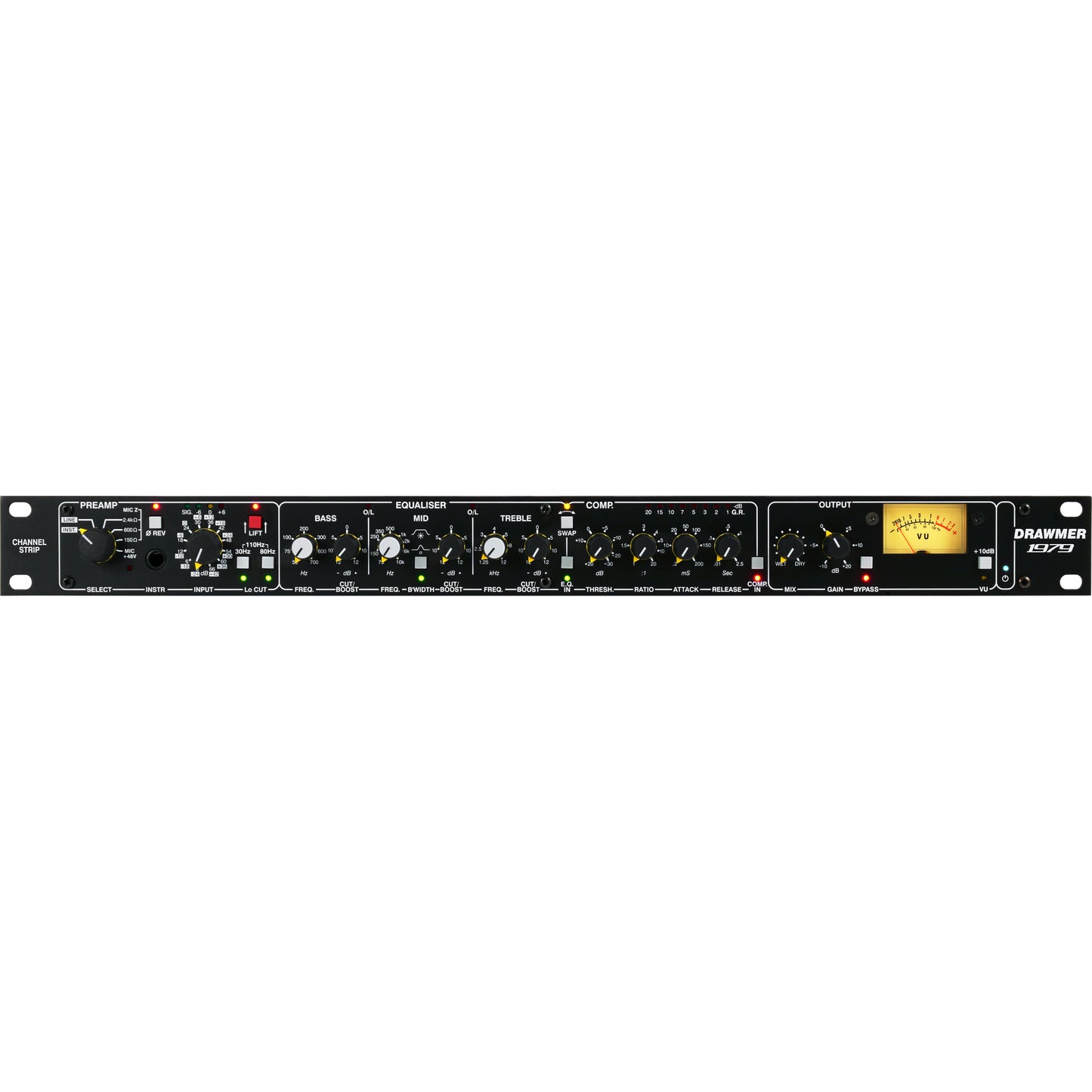 Drawmer 1979 Channel Strip - Mic Pre, EQ, Compressor