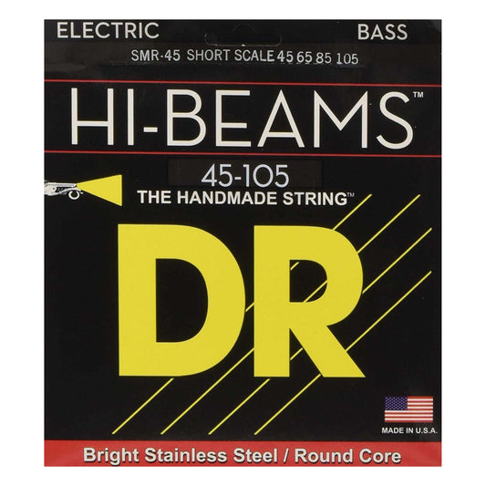 DR Strings HI BEAMS Short Scale 4 String Bass Medium (45-105)