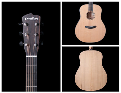 Breedlove Oregon Series Dreadnought Acoustic-Electric Guitar - Natural w/ Case (OREGONDREAD)