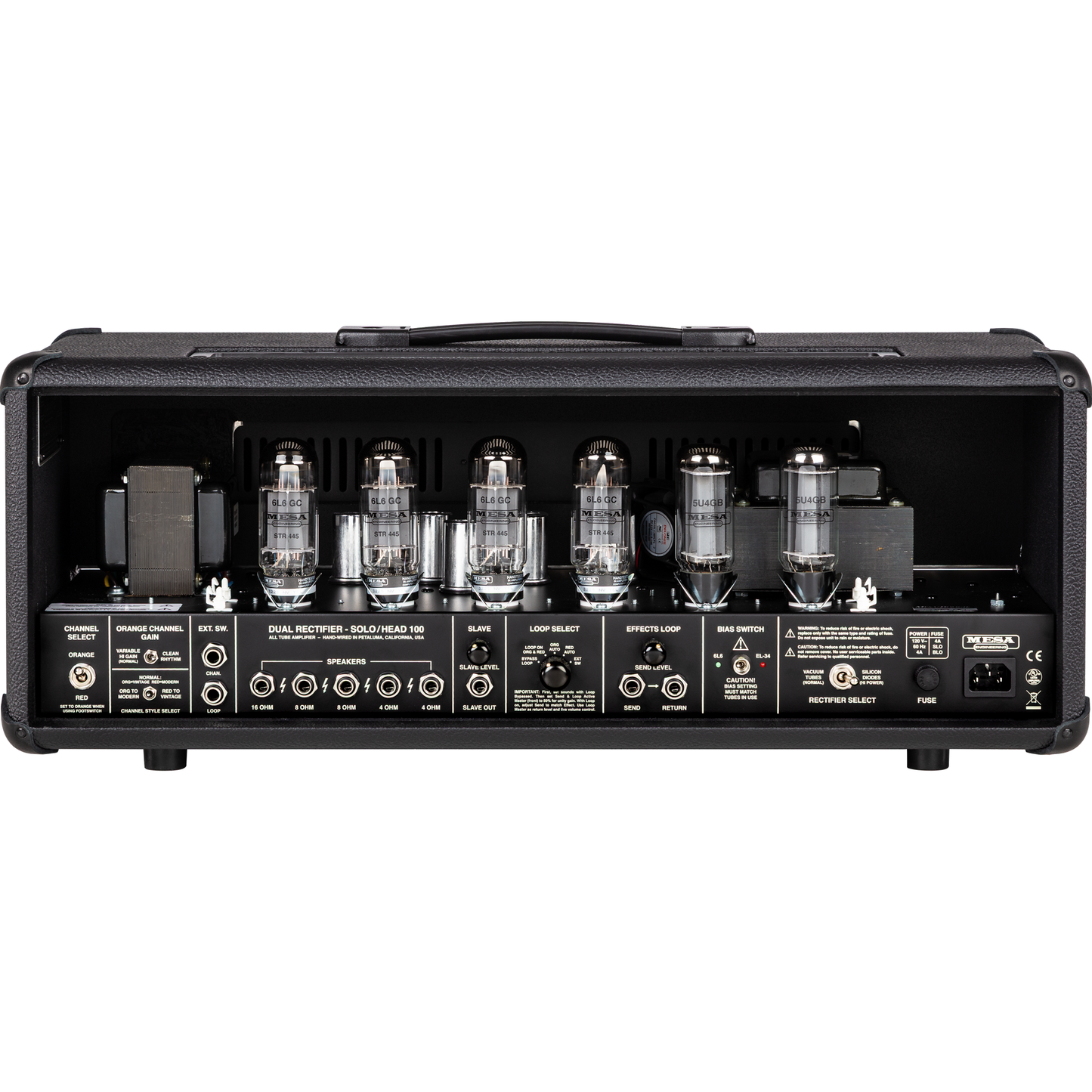 Mesa Boogie 90s Dual Rectifier Standard Head Amplifier - Black Bronco