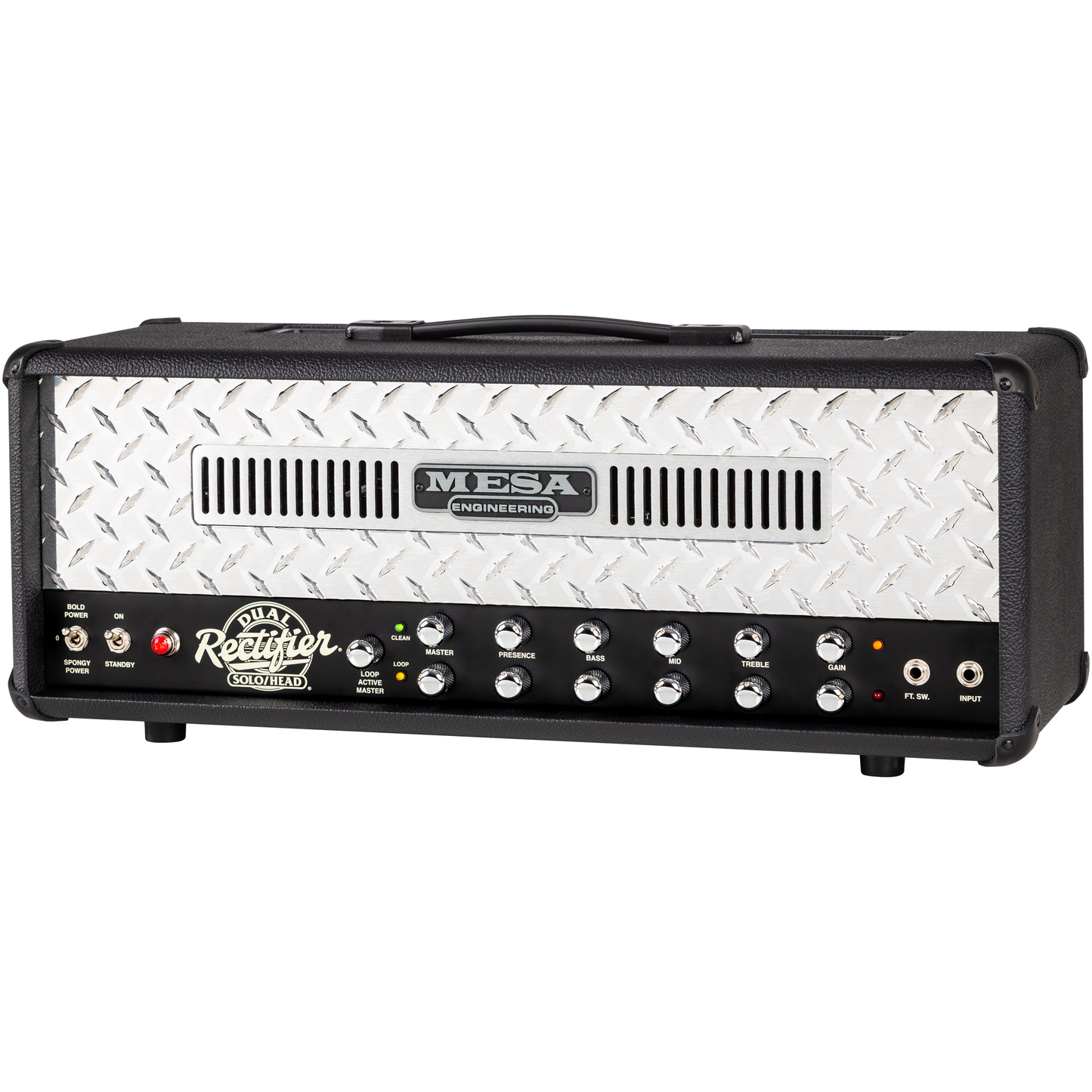 Mesa Boogie 90s Dual Rectifier Standard Head Amplifier - Black Bronco