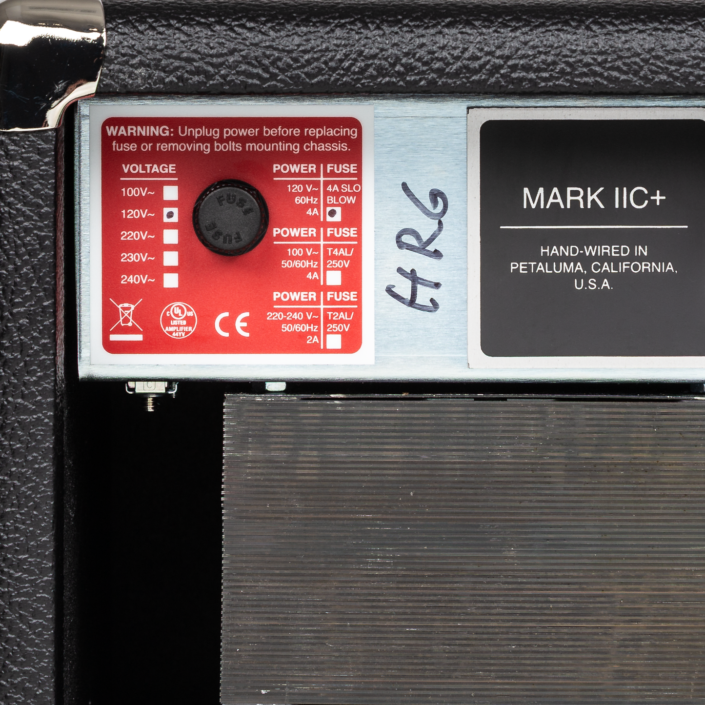 Mesa Boogie Mark IIC+ HRG Head Amplifier - Black Bronco